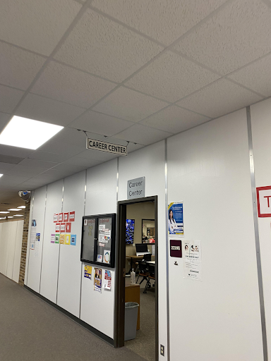 This is a photograph of the SPASH Career Center
to show where students can find information about 
career oriented classes. 
