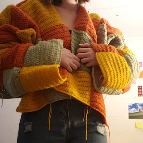 My almost finished sweater
