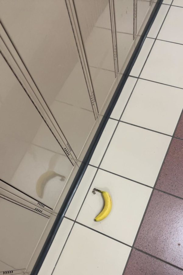 Taken in the early morning hours at SPASH with a lone banana discarded on the floors of our hallways. 