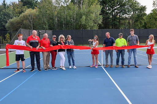 SPASH tennis courts grand opening September 2025.