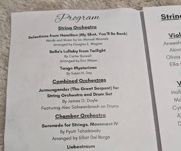 The SPASH Spring Orchestra Concert 2026